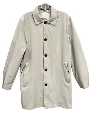 Selected Homme Mens beige trench coat Small Water Repellant Neutral